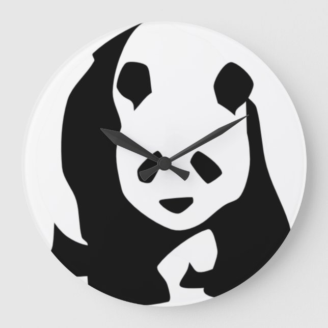 Reloj Redondo Grande Girant Panda Round Wall (Anverso)