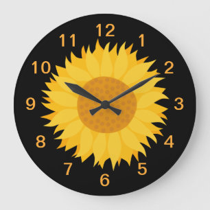Reloj Redondo Grande Girasol