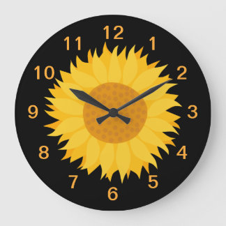 Reloj Redondo Grande Girasol