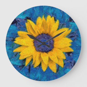 Reloj Redondo Grande Girasol