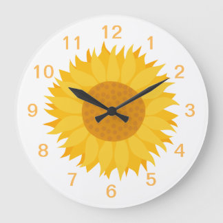 Reloj Redondo Grande Girasol