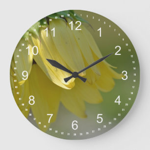 Reloj Redondo Grande Girasol único