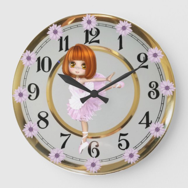 Reloj Redondo Grande Girl (Anverso)