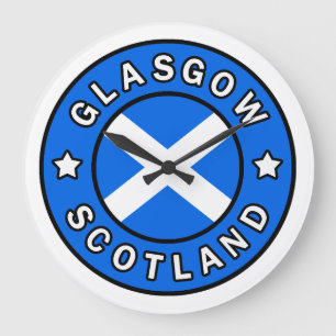 Reloj Redondo Grande Glasgow Scotland