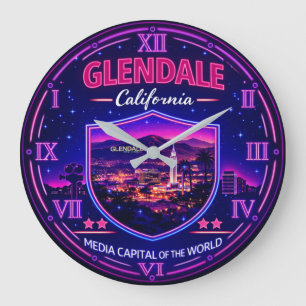 Reloj Redondo Grande Glendale California Urban Lights