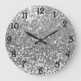 Reloj Redondo Grande Glitter  large clock