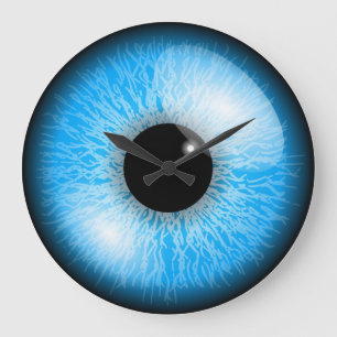 RELOJ REDONDO GRANDE GLOBO OCULAR
