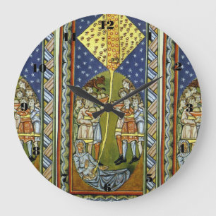 Reloj Redondo Grande gloria a hildegard de bingen