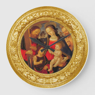 Reloj Redondo Grande gloria a Jesús y María
