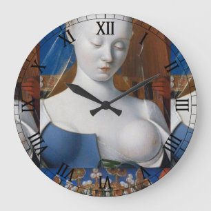 Reloj Redondo Grande Gloria A La Bestia Divina De María