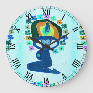 RELOJ REDONDO GRANDE GLORIA A LA MADRE VIRGEN DE DIOS