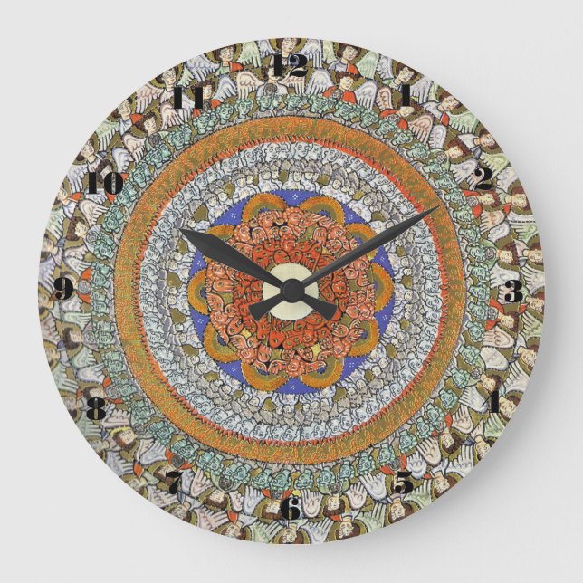 Reloj Redondo Grande gloria a los descendientes de los bingen (Anverso)