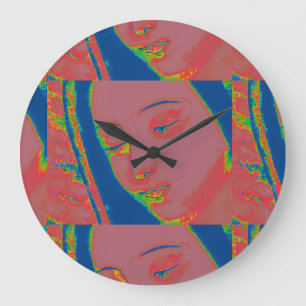 Reloj Redondo Grande glory to the face of guadalupe