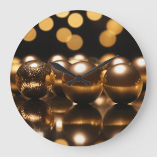 Reloj Redondo Grande Goldene Kugeln 002