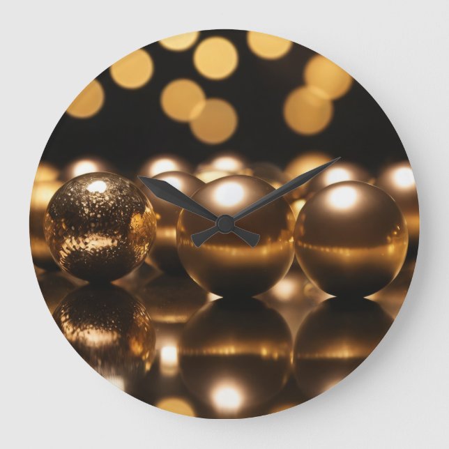 Reloj Redondo Grande Goldene Kugeln 002 (Anverso)