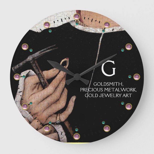 RELOJ REDONDO GRANDE GOLDSMITH,PRECIOUS METALWORKER,GOLD JEWELRY ART (Anverso)