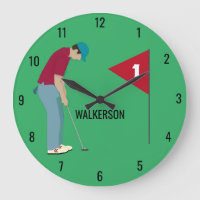 Golfer verde: Poniendo pelota 