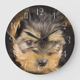 Reloj Redondo Grande Gorgeo Yorkshire Terrier
