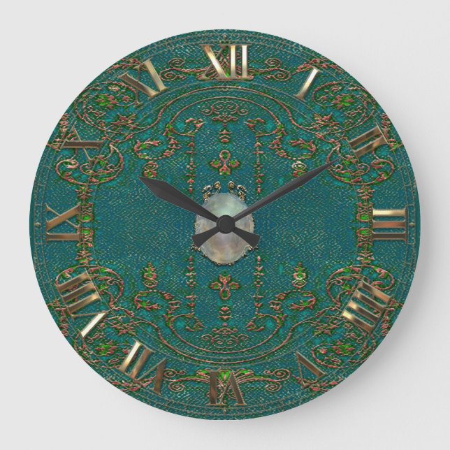 Reloj Redondo Grande Graceflowne Spring Victorian (Anverso)