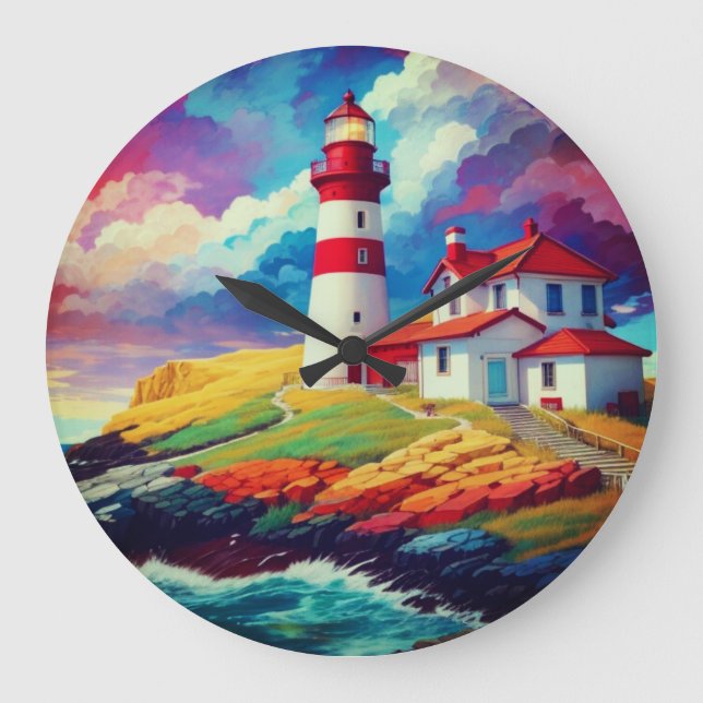 Reloj Redondo Grande Gracia asombrosa (Anverso)