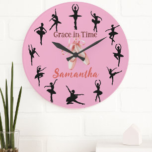 Reloj Redondo Grande Gracia en el tiempo - Bailarina de ballet personal