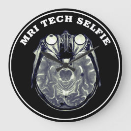 Reloj Redondo Grande Gracioso reloj grande MRI Tech Selfie Xray