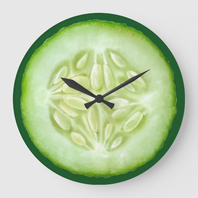 Reloj Redondo Grande Graciosos cobertizos para la cocina (Anverso)