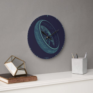 Reloj Redondo Grande Gráfico de EL ANILLO ÚNICO™ GOLLUM™