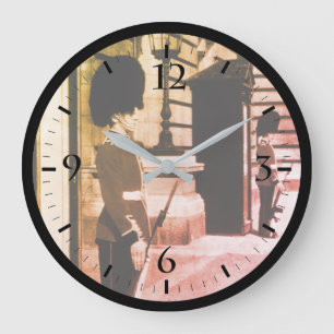Reloj Redondo Grande Gran Inglaterra de la Vintage London