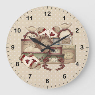 Reloj Redondo Grande Grandmas Kitchen