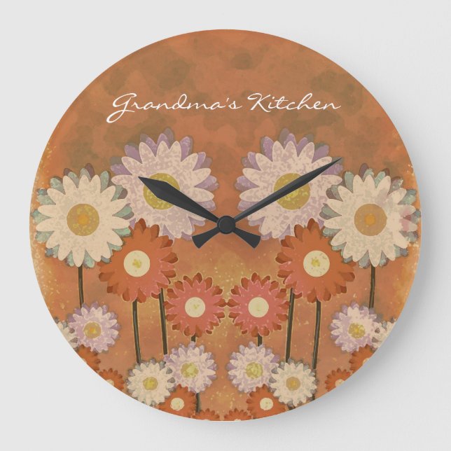 Reloj Redondo Grande Grandma's Kitchen Clock (Anverso)