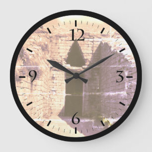 Reloj Redondo Grande Grecia antigua Atenas Micenas escaleras reales Rel