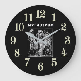 Reloj Redondo Grande Greek Mythology