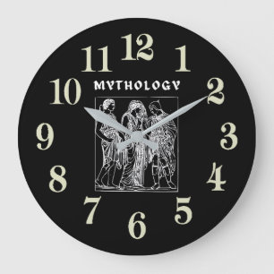 Reloj Redondo Grande Greek Mythology