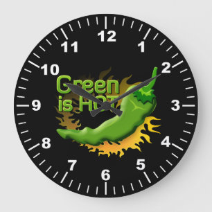 Reloj Redondo Grande Green es HOT