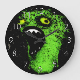 Reloj Redondo Grande Grito verde