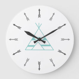 Reloj Redondo Grande Groene Tipi