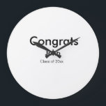 Reloj Redondo Grande grupo de graduados agregar nombre congrats fecha a<br><div class="desc">diseño</div>