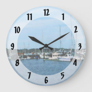 Reloj Redondo Grande Grupo de veleros Newport RI