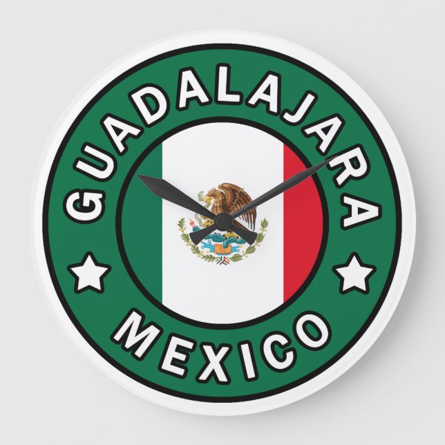 Reloj Redondo Grande Guadalajara México (Anverso)