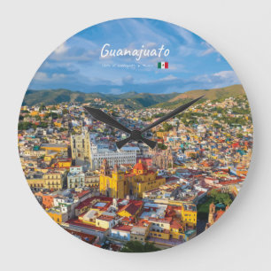 Reloj Redondo Grande Guanajuato, México - Paisaje Urbano Colorido