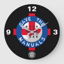 RELOJ REDONDO GRANDE GUARDAR LOS MANUALES