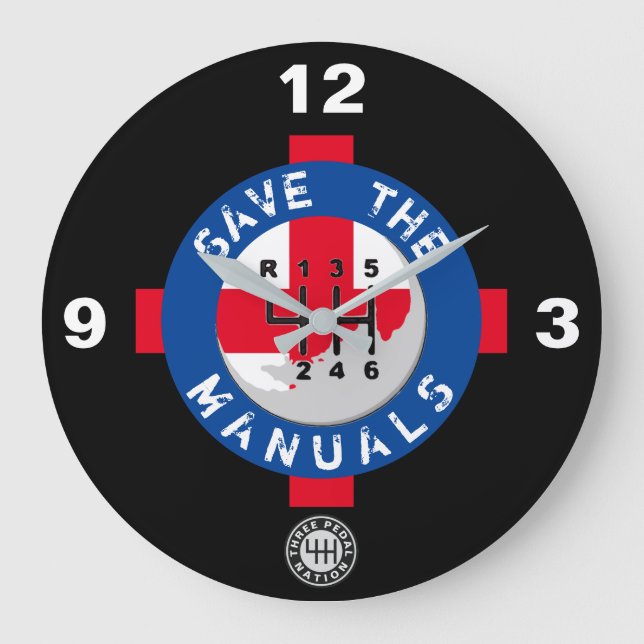 RELOJ REDONDO GRANDE GUARDAR LOS MANUALES (Anverso)