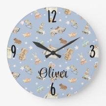 Guardería de niño en acuarela vintage Juguetes 10.