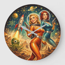 Guardianes Galácticos Chicas Retro del Espacio