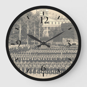 Reloj Redondo Grande Guardias de Inglaterra vintage marchando a paso le