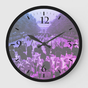 Reloj Redondo Grande Guardias de Inglaterra vintage regresando a lo lar
