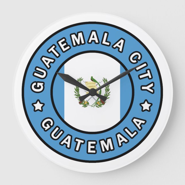 Reloj Redondo Grande Guatemala (Anverso)