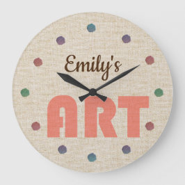 Reloj Redondo Grande Guay Añadir nombre artístico