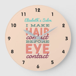 Reloj Redondo Grande Guay de Hair Stylist RETRO Salon